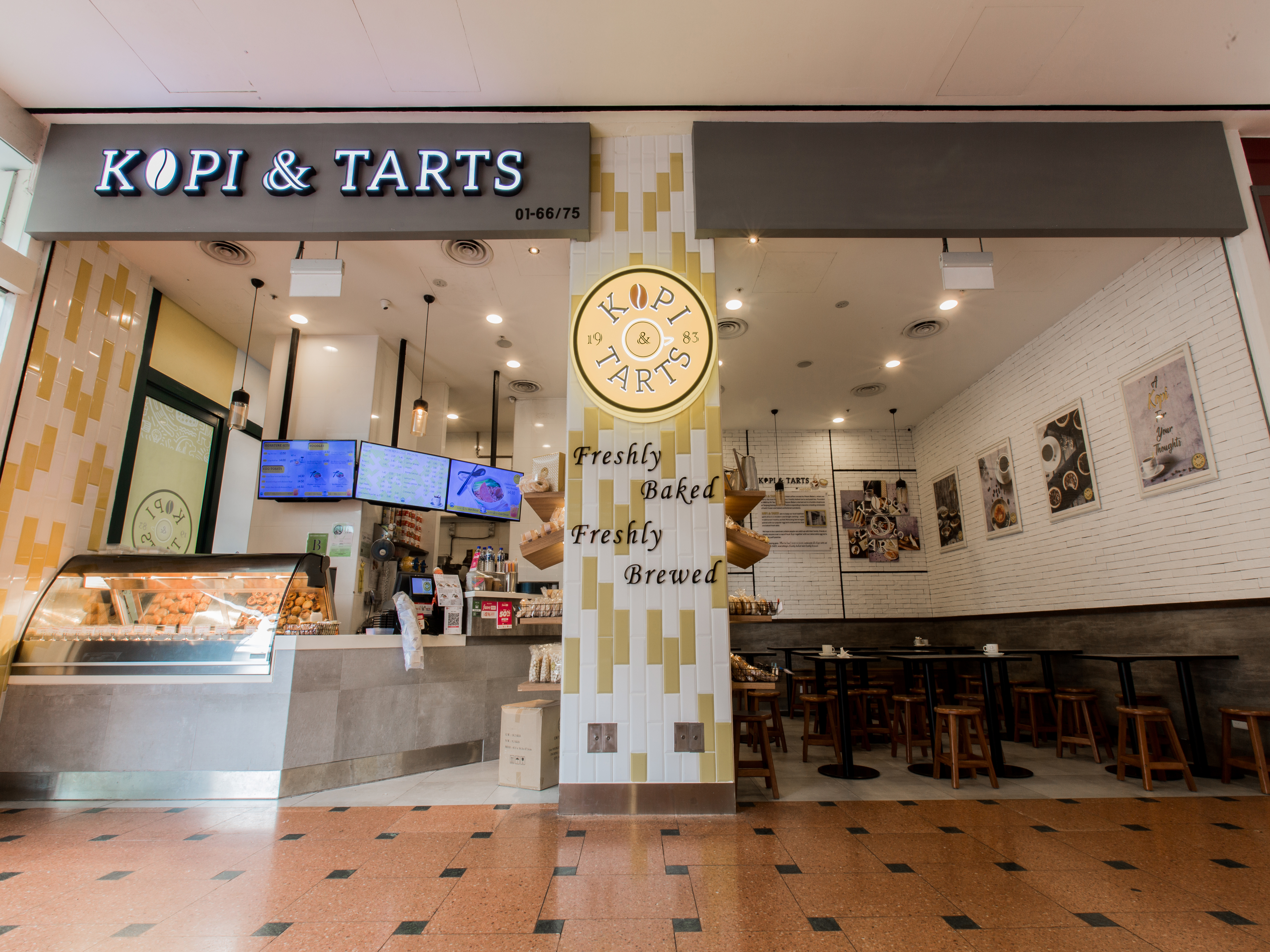 Kopi and deals tarts